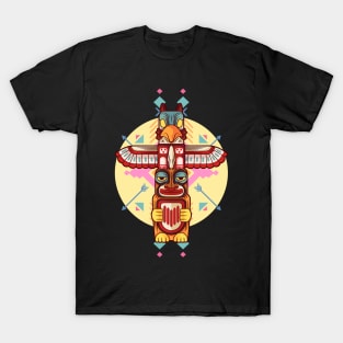 Native Americans, American Indians Totem T-Shirt